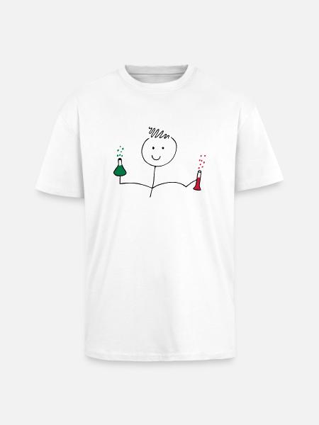 chemistry school - Unisex Oversized Heavyweight T-shirt - white