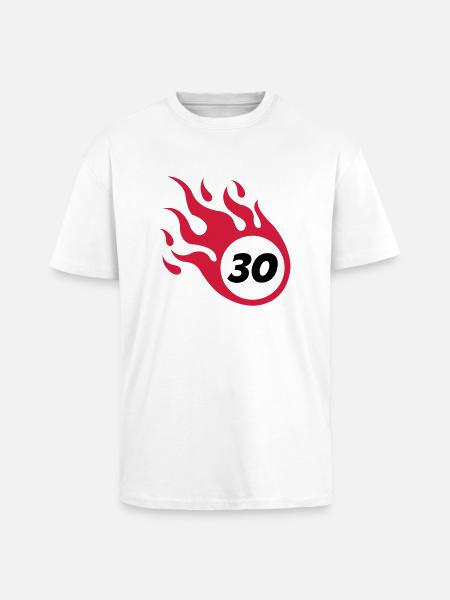 30__flamme_002 - Unisex Oversized Heavyweight T-shirt - white