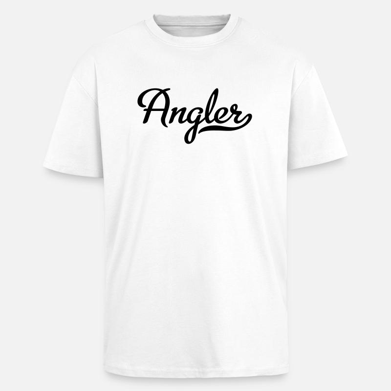 Angler - Oversized Heavyweight Unisex T-Shirt - Weiß