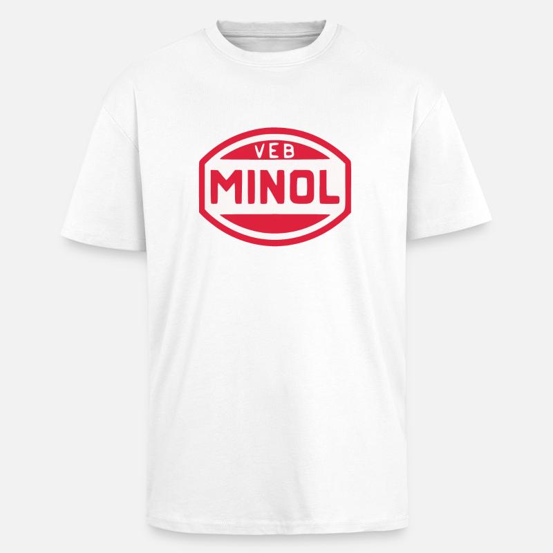VEB Minol - Oversized Heavyweight Unisex T-Shirt - Weiß