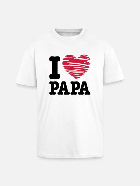 dad - Unisex Oversized Heavyweight T-shirt - white