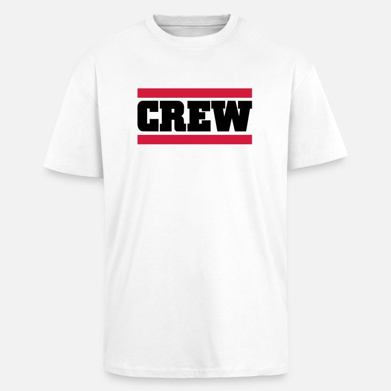 crew - Oversized Heavyweight Unisex T-Shirt - Weiß