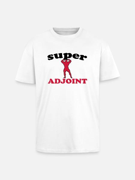Super adjoint - Unisex Oversized Heavyweight T-shirt - white