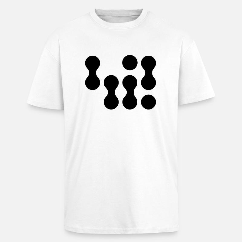 42 (weißer Text) EPS - Oversized Heavyweight Unisex T-Shirt - Weiß