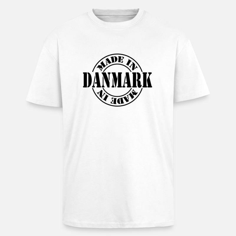 made in danmark m1k2 - Oversized Heavyweight Unisex T-Shirt - Weiß