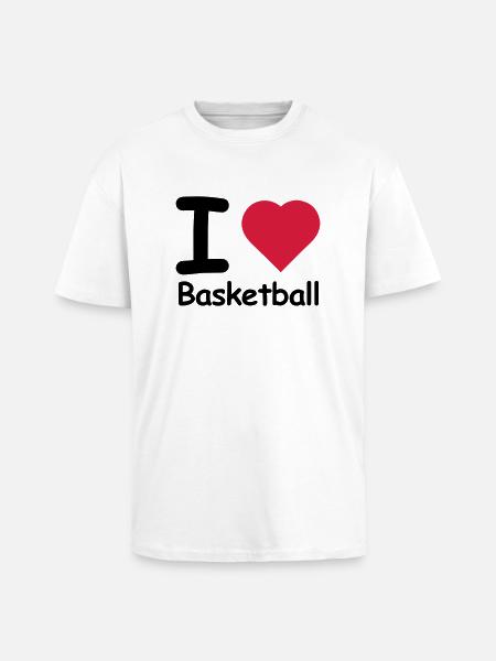 ball basket basketball - Unisex Oversized Heavyweight T-shirt - white