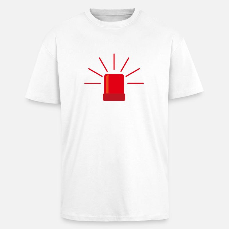 Surlonge 2 - T-shirt unisexe oversize épais - blanc