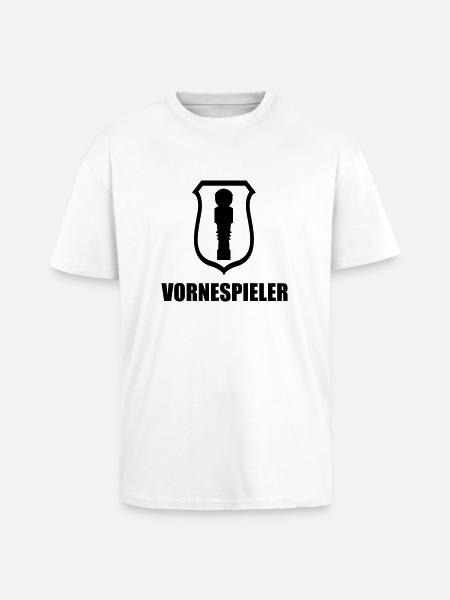 front player - Unisex Oversized Heavyweight T-shirt - white