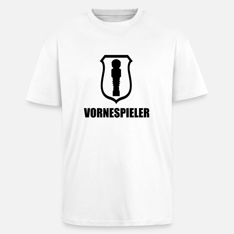 front player - Unisex Oversized Heavyweight T-shirt - white