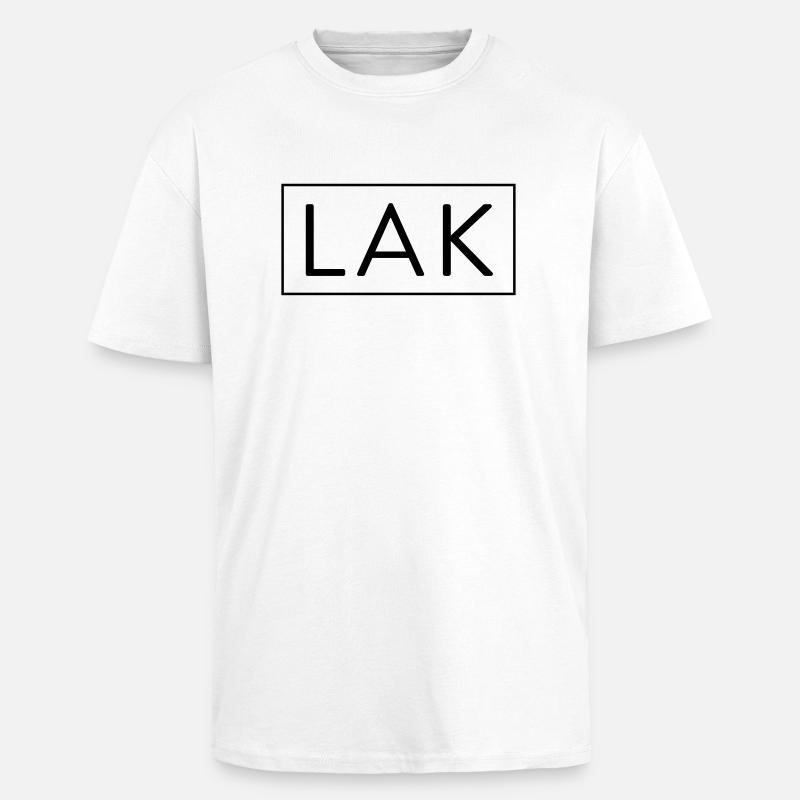 LAK - Oversized Heavyweight Unisex T-Shirt - Weiß