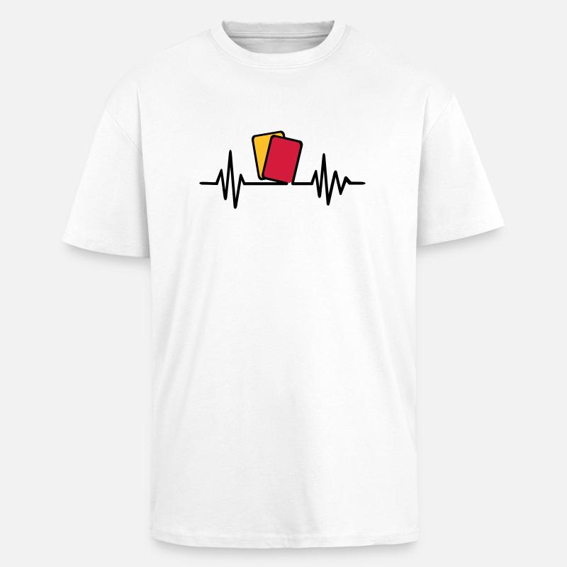 Schiedsrichter - Oversized Heavyweight Unisex T-Shirt - Weiß
