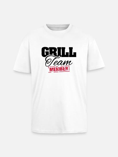 grill_team_member_su2 - Oversized Heavyweight Unisex T-Shirt - Weiß