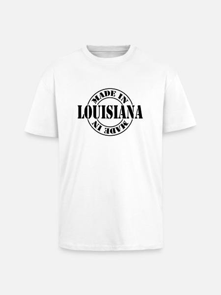 made in louisiana m1k2 - Unisex Oversized Heavyweight T-shirt - white