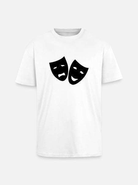 Masks - Unisex Oversized Heavyweight T-shirt - white