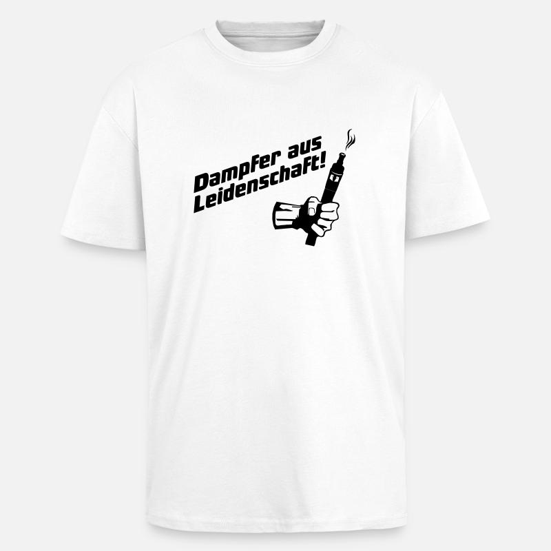 Leidenschaft - Oversized Heavyweight Unisex T-Shirt - Weiß