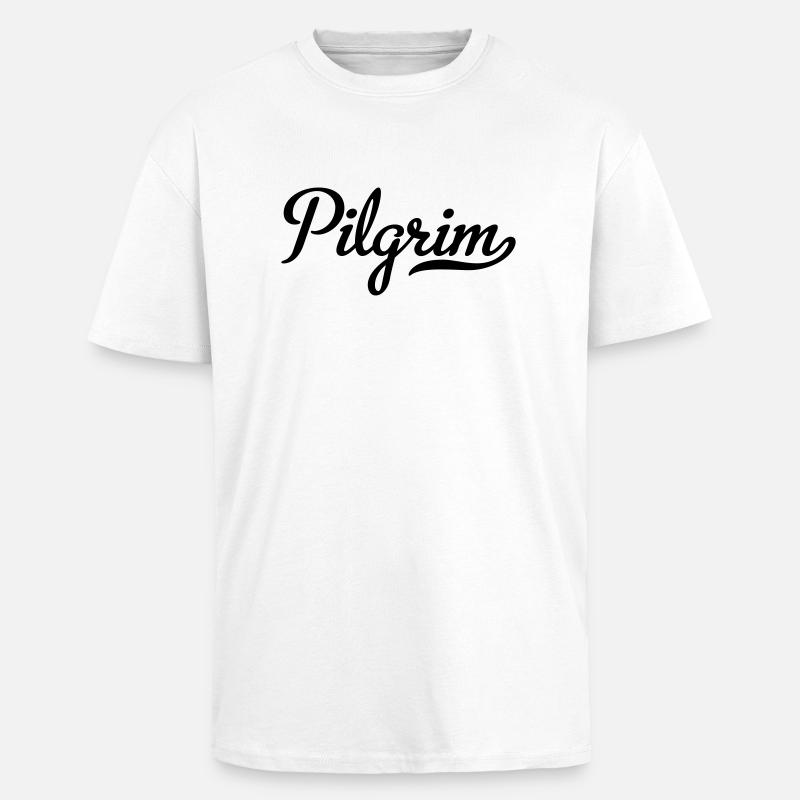 Pilger - Oversized Heavyweight Unisex T-Shirt - Weiß