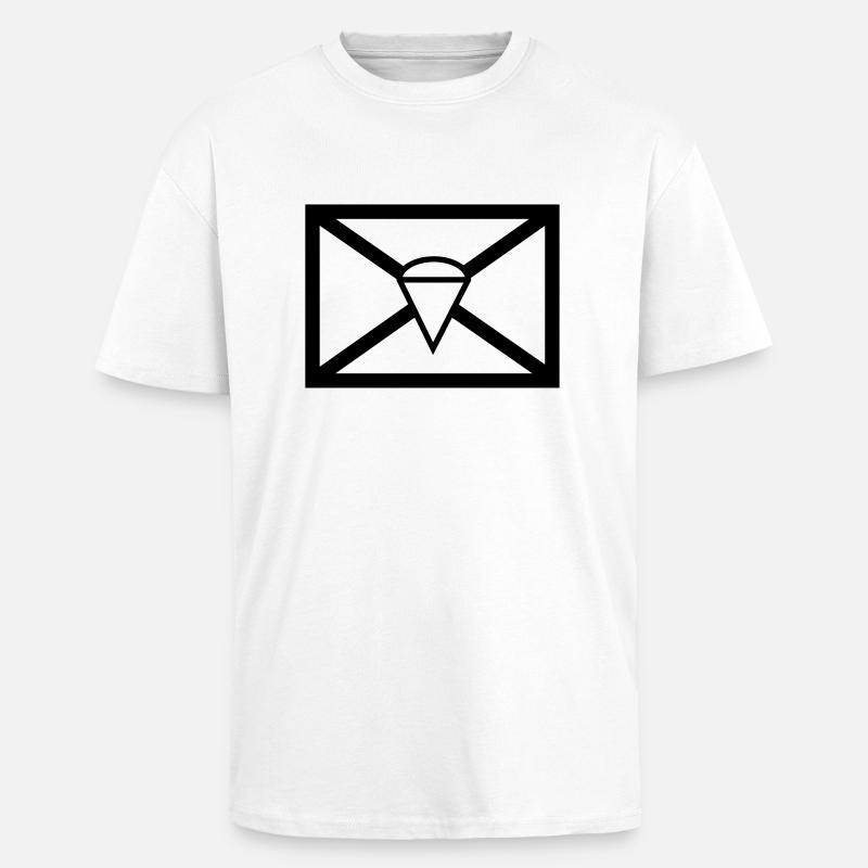 Fallschirmjäger - Oversized Heavyweight Unisex T-Shirt - Weiß