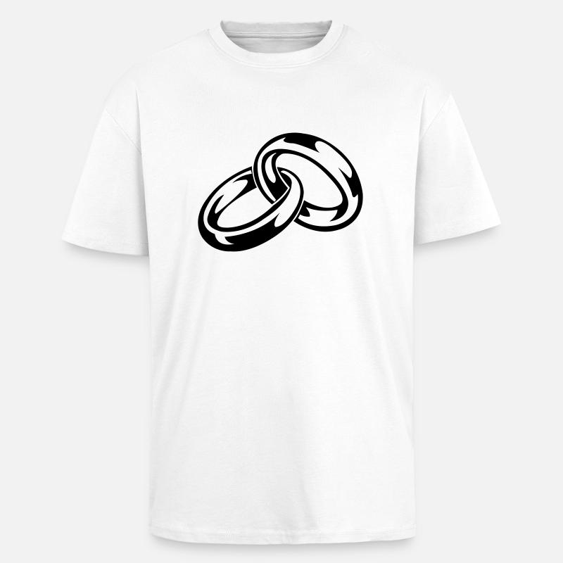 eheringe_01 - Unisex Oversized Heavyweight T-shirt - white