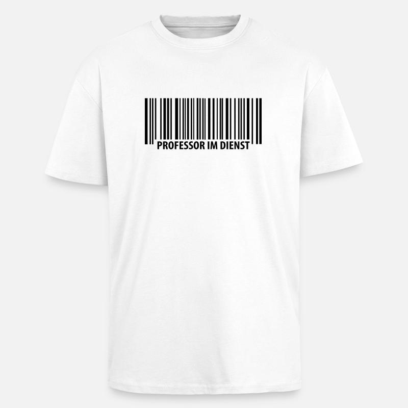 Professeur dans le service - T-shirt unisexe oversize épais - blanc