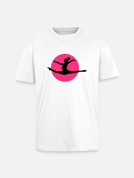 Kunst & Bodenturnen - Oversized Heavyweight Unisex T-Shirt - Weiß