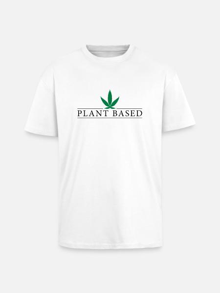 Plant Based - Oversized Heavyweight Unisex T-Shirt - Weiß