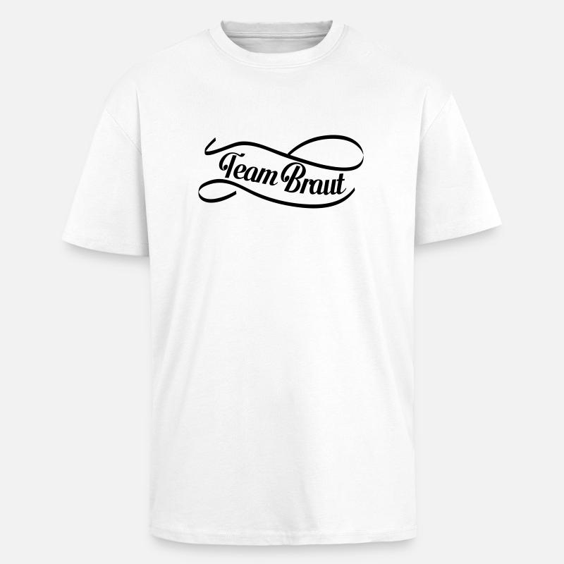 team_braut_swing - Oversized Heavyweight Unisex T-Shirt - Weiß