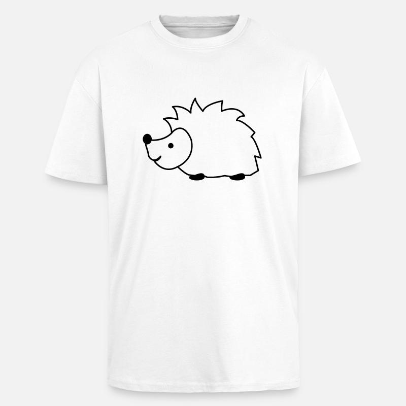 igel - Oversized Heavyweight Unisex T-Shirt - Weiß