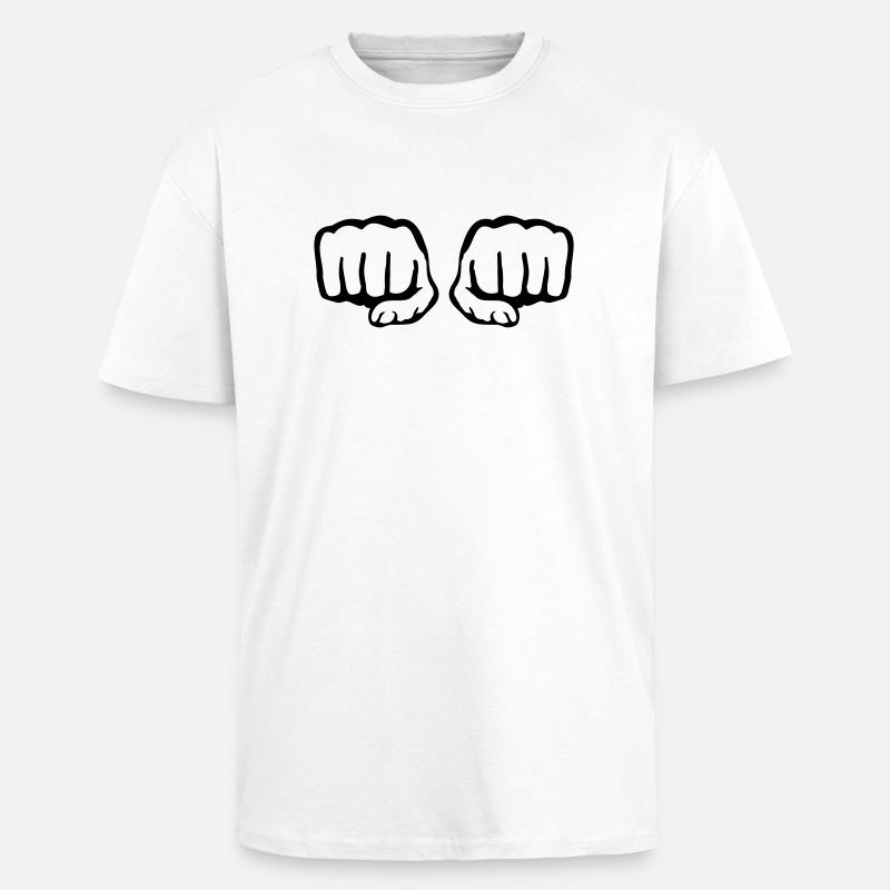 fauste_qa1 - Unisex Oversized Heavyweight T-shirt - white