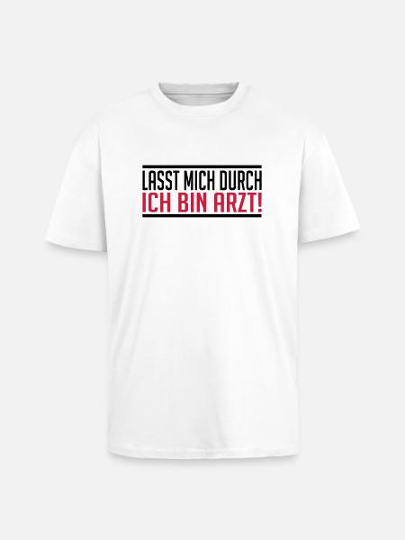 Arzt - Oversized Heavyweight Unisex T-Shirt - Weiß