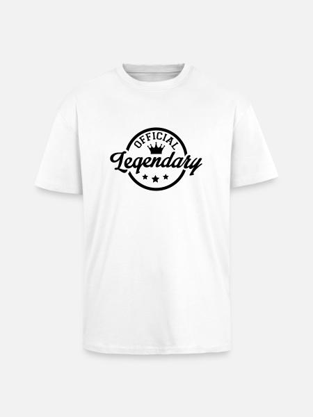 official_legendary_3f1 - Unisex Oversized Heavyweight T-shirt - white