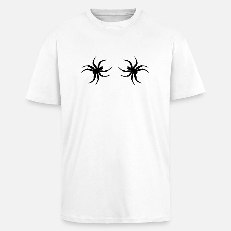 spinne02 - Oversized Heavyweight Unisex T-Shirt - Weiß