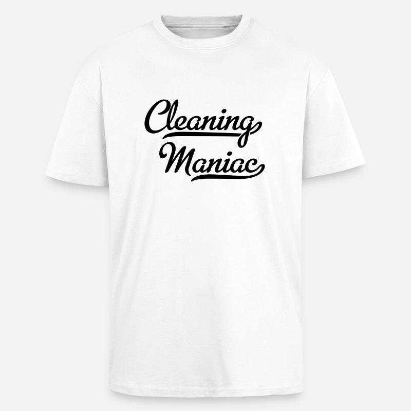 Putzteufel - Oversized Heavyweight Unisex T-Shirt - Weiß