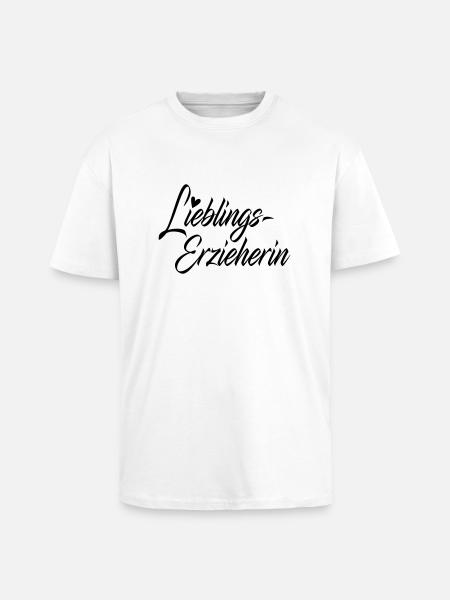 Lieblingserzieherin - Oversized Heavyweight Unisex T-Shirt - Weiß