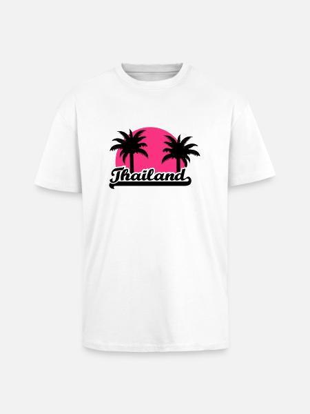 Thailand - Unisex Oversized Heavyweight T-shirt - white