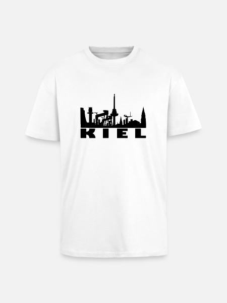 skyline keel - Unisex Oversized Heavyweight T-shirt - white