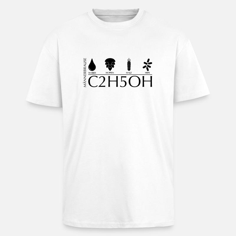 Männerbrause - Oversized Heavyweight Unisex T-Shirt - Weiß