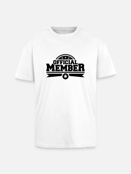 official_member_ty1 - Unisex Oversized Heavyweight T-shirt - white