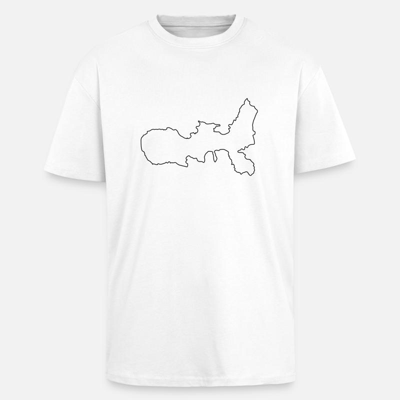 Elba - Oversized Heavyweight Unisex T-Shirt - Weiß