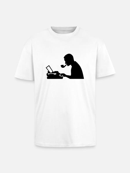 Journalist - Unisex Oversized Heavyweight T-shirt - white