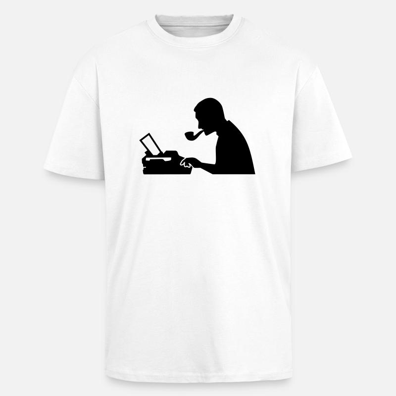 Journalist - Oversized Heavyweight Unisex T-Shirt - Weiß