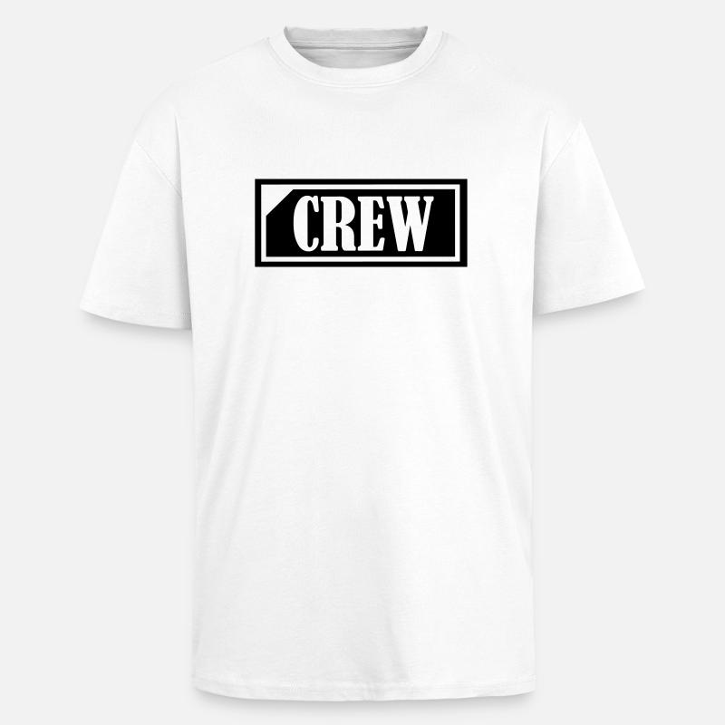 crew_1 - Unisex Oversized Heavyweight T-shirt - white