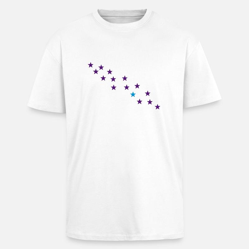 sternschnuppe - Oversized Heavyweight Unisex T-Shirt - Weiß