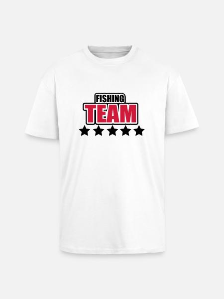 fishing - Oversized Heavyweight Unisex T-Shirt - Weiß
