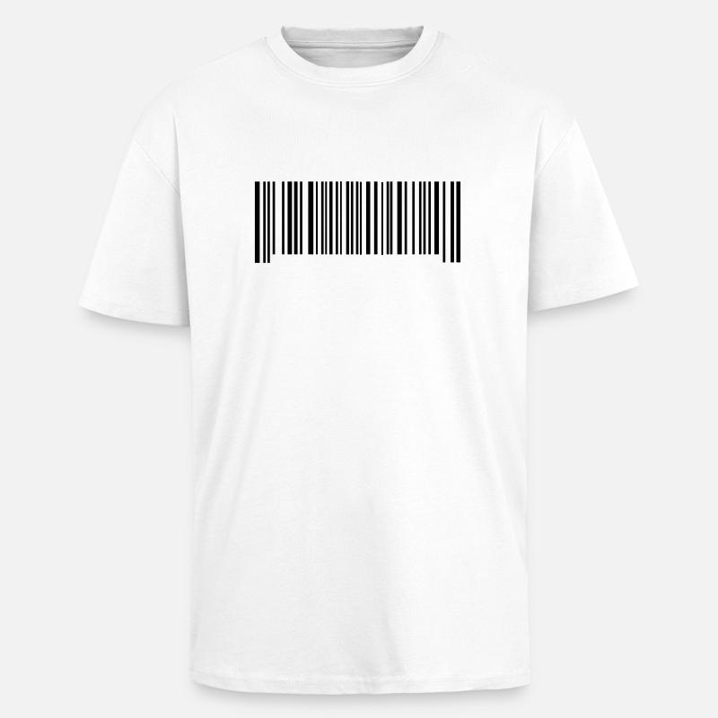 code - T-shirt unisexe oversize épais - blanc