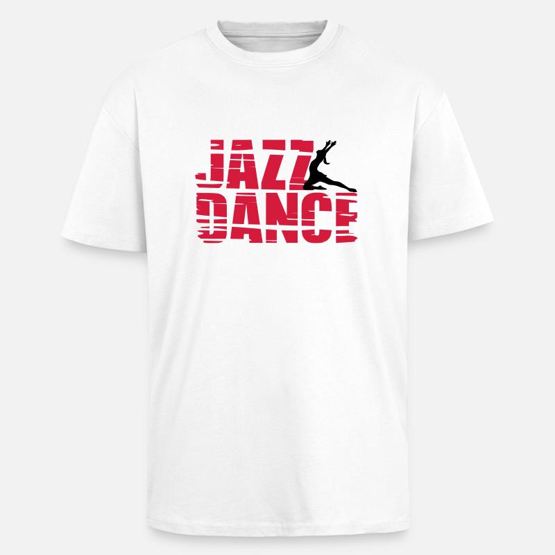 Jazz Dance - Oversized Heavyweight Unisex T-Shirt - Weiß