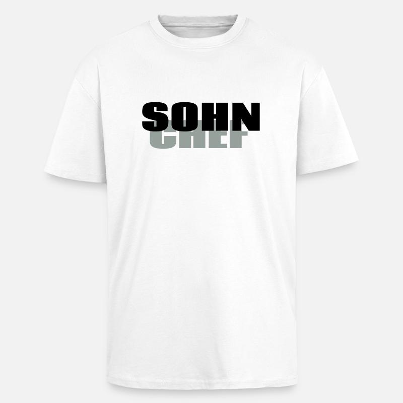 Sohn Chef - Oversized Heavyweight Unisex T-Shirt - Weiß