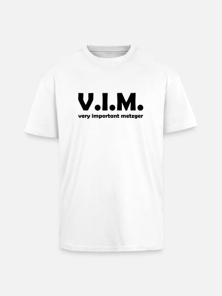 metzger - Oversized Heavyweight Unisex T-Shirt - Weiß