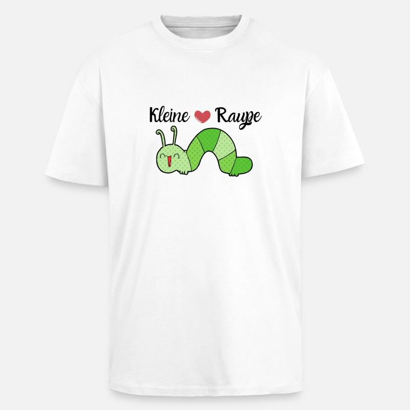 Kleine Raupe - Oversized Heavyweight Unisex T-Shirt - Weiß