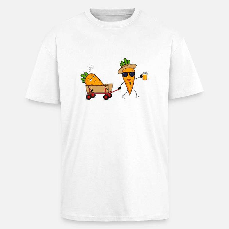 Marpinger Morde - Oversized Heavyweight Unisex T-Shirt - Weiß