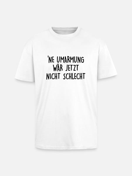 Ne Umarmung - Oversized Heavyweight Unisex T-Shirt - Weiß